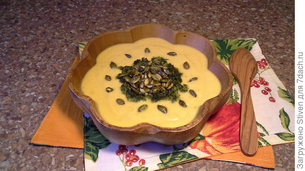 Суп-пюре из тыквы в азиатском стиле (подходит для поста) - пошаговый рецепт приготовления с фото