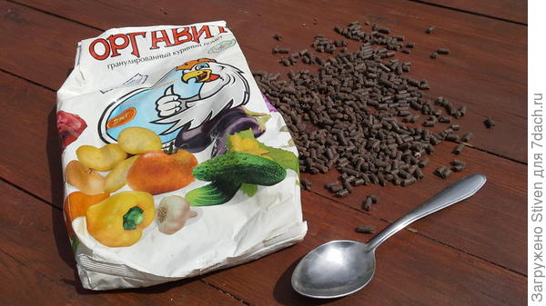 Пакет гранулированного куриного помета