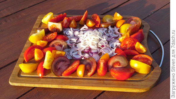 Нарезка овощей