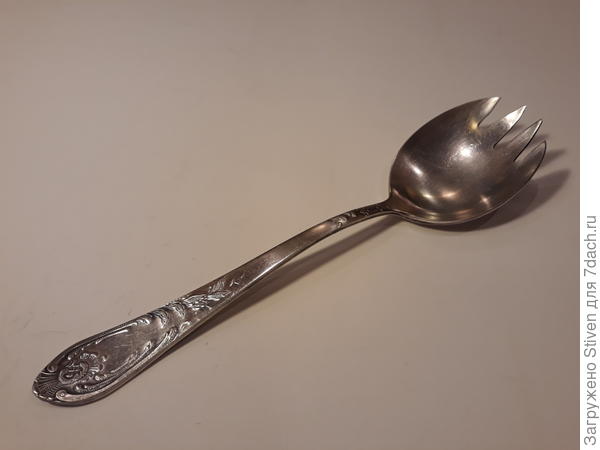 Салатная ложка - мельхиор