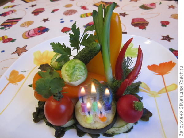 Бутер овощной - &amp;quot;Огородный&amp;quot;, юбилейный! 7 Дач - 5 лет! Ура!!!