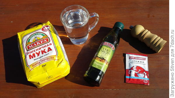 Ингредиенты для теста