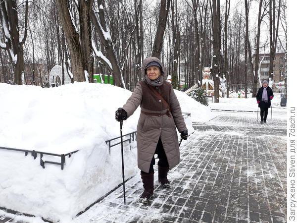 Ветеран скандинавской ходьбы