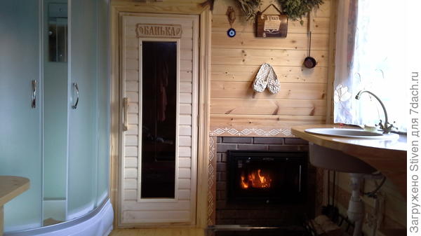 Печь с панорамным стеклом