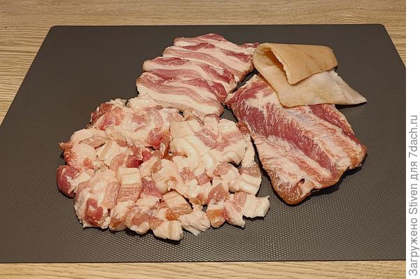 Нарезка мяса