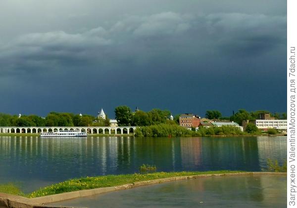 Вид с реки Волхов