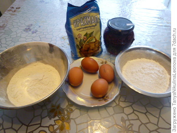 Продукты для печенья