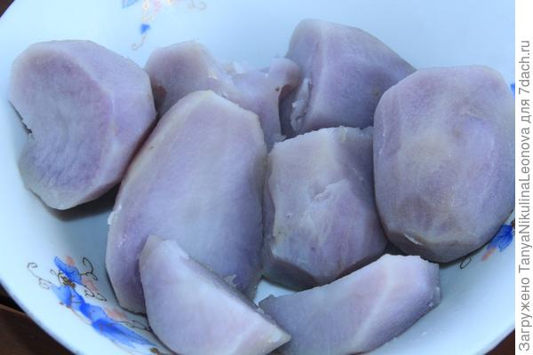 варенный картофель