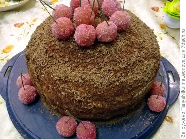 &amp;quot;Чёрный принц&amp;quot; в &amp;quot;вишенках&amp;quot; от Светланы. Извиняюсь, за качество - снимала телефоном.)))