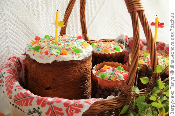 Куличи из творожного теста