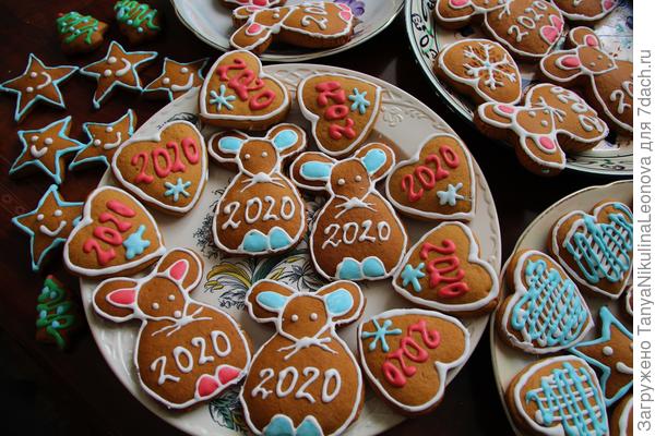 Новогодние печеньки