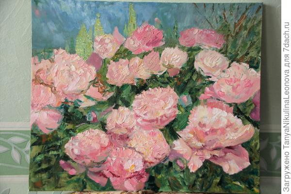 Пионы ( Маша, 10 лет)