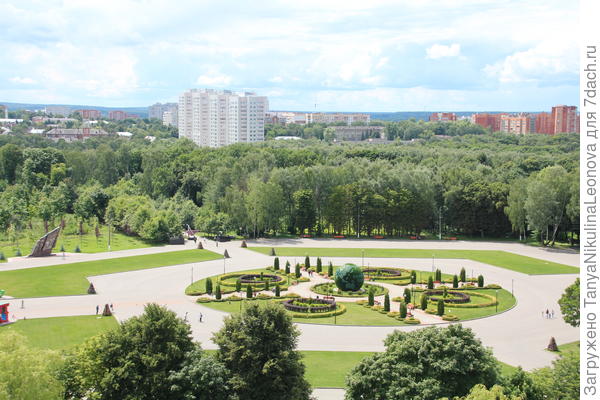 Вид с колеса обозрения