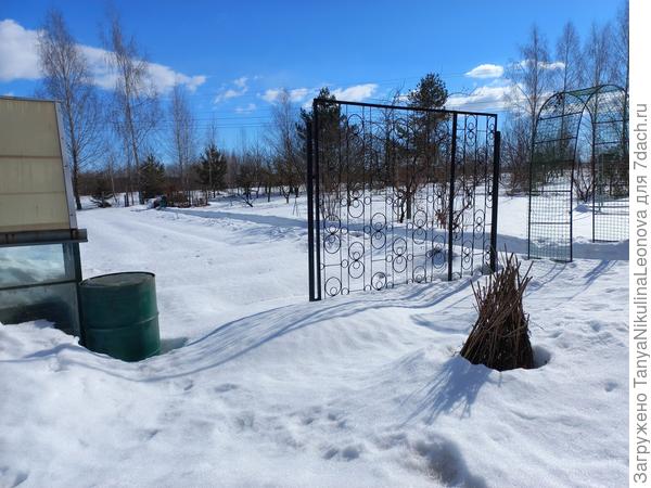 Сад, середина марта однако...