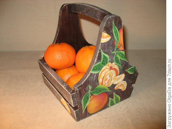 Коробка для новогодних мандаринов