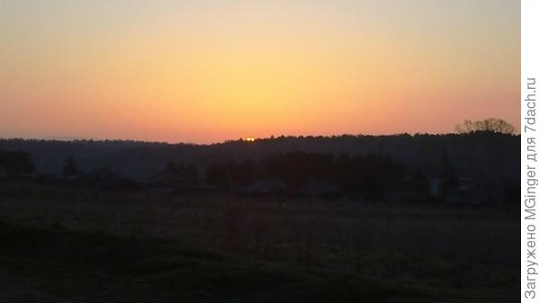 А это солнышко в таёжной колыбели...