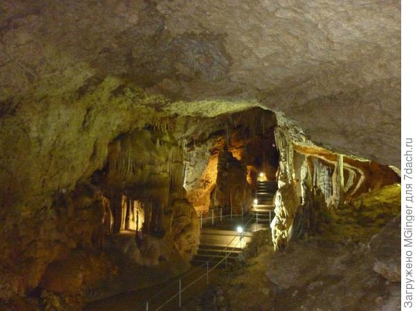 переходы в Мраморной пещере