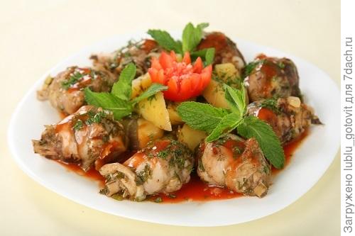 Чахохбили из курицы: добавьте грузинского колорита в меню () Чахохбили из курицы: добавьте грузинского колорита в меню