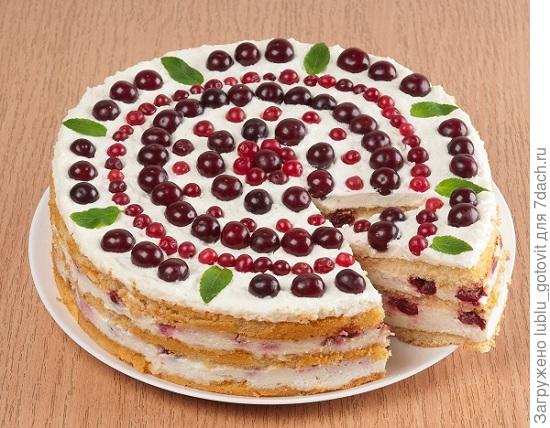 Торт со сметанным кремом/Фото: А. Соколов/BurdaMedia