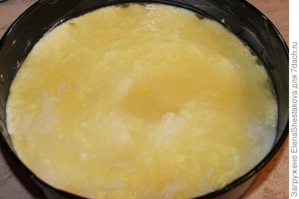 тесто на форму