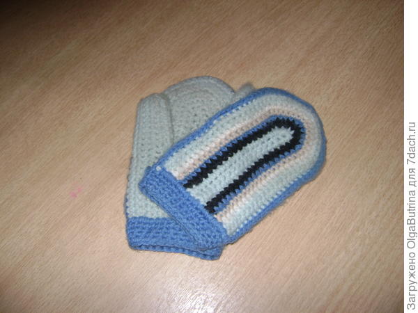 варежечки в тон к куртке