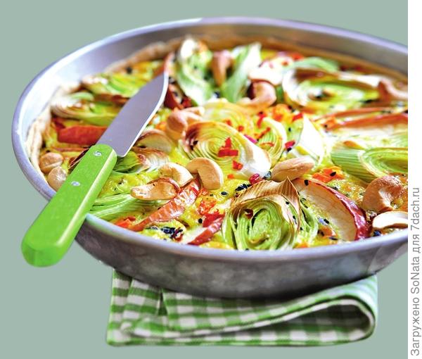 Луковый киш Луковый киш