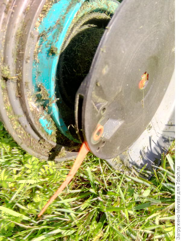 Оранжевый ножик вместо лески