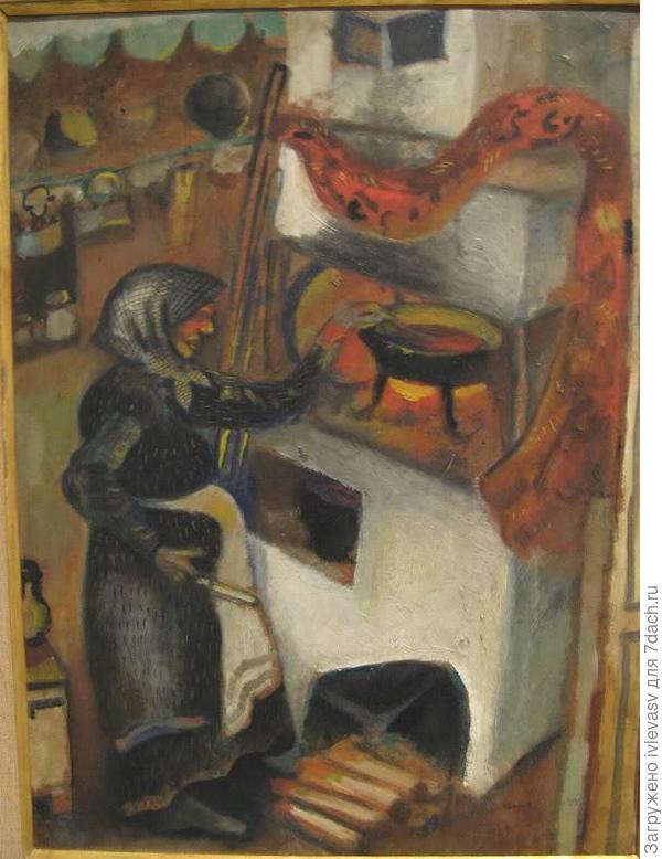 Марк Шагал. Бабушка варит варенье.