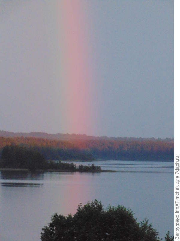 радуга на закате