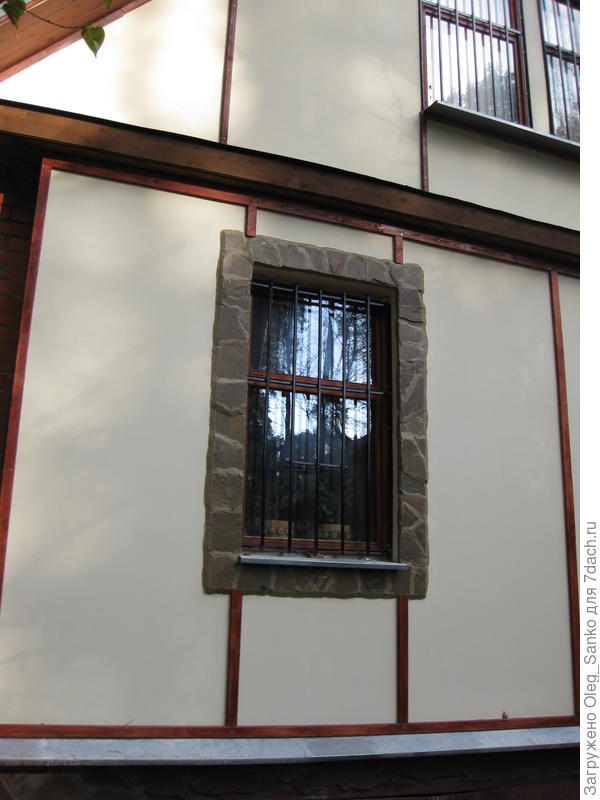 Фрагмент облицовки плитняком