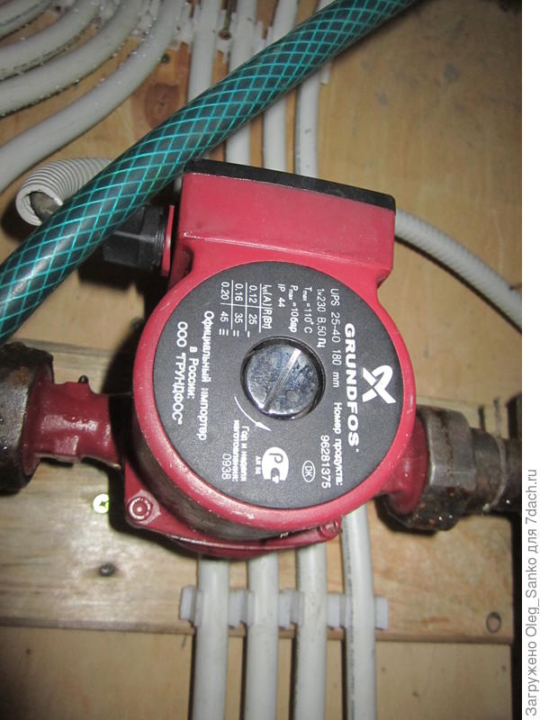 Циркуляционный насос для прокачки теплоносителя