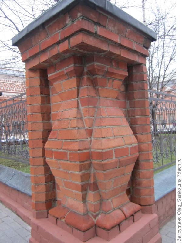 Фигурный скошенный кирпич