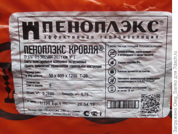 Это экструдированный пенополистирол