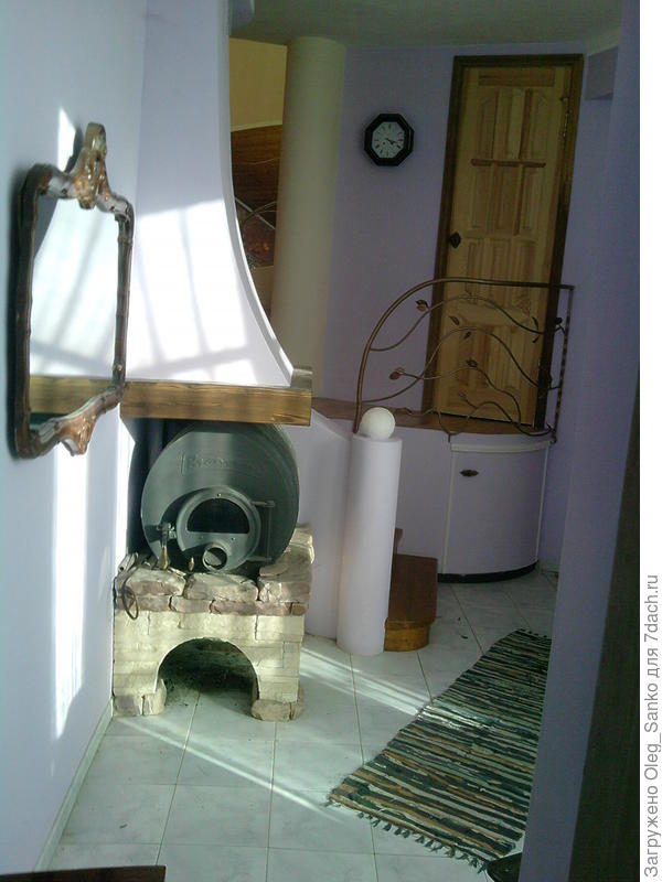 Воздушное отопление для второго этажа.