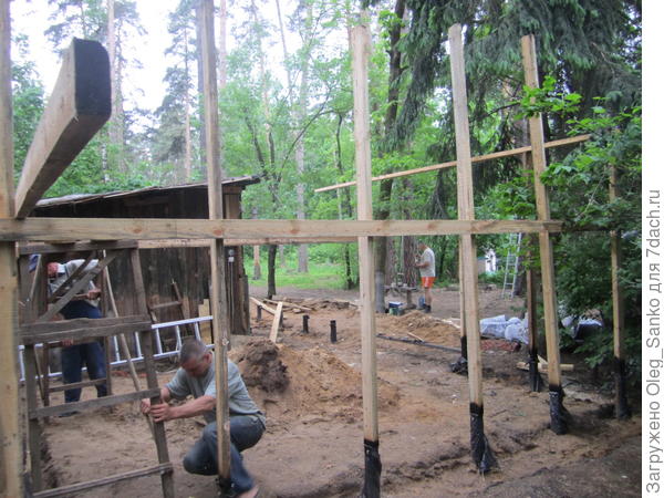 Монтаж каркаса