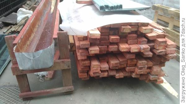 Желоб для пропитки - слева