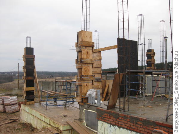 Опалубка несущих колон