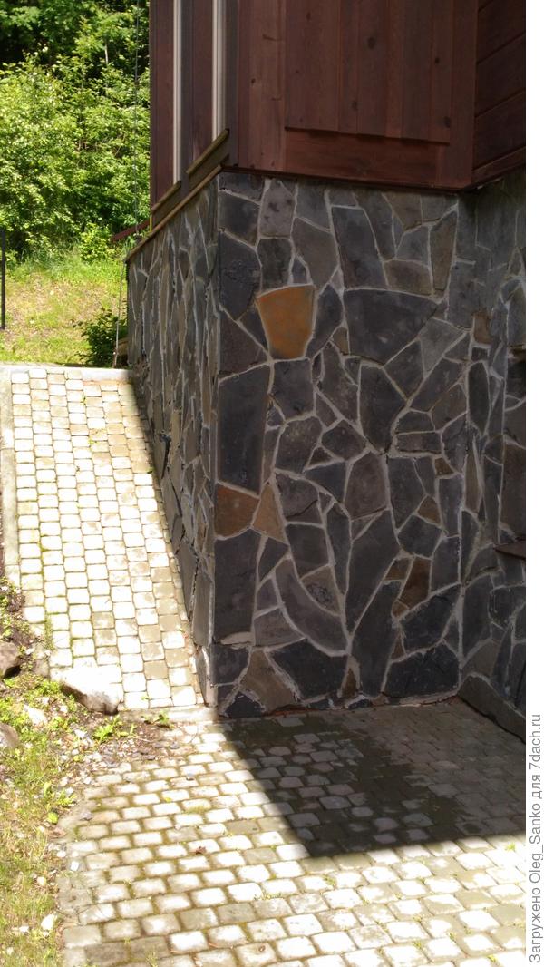 Наклонная отмостка