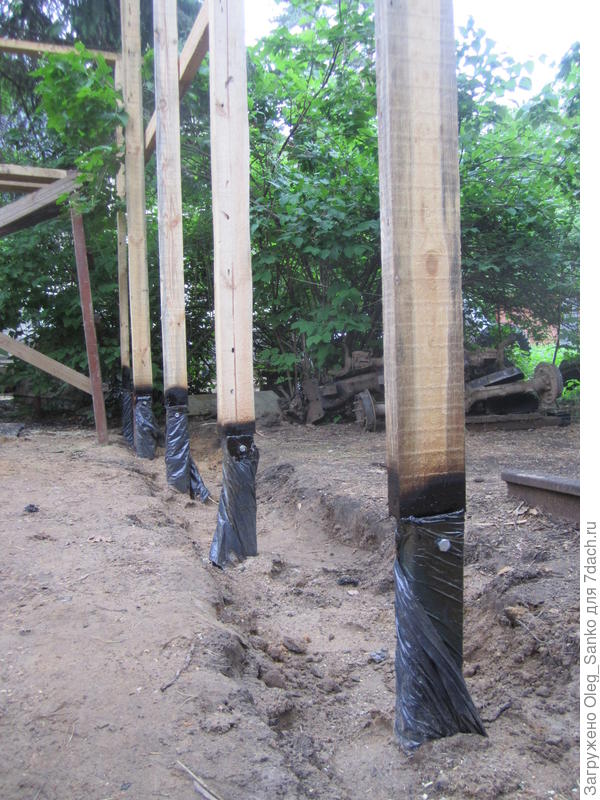 Установка опор