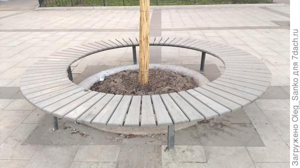Круговая скамейка