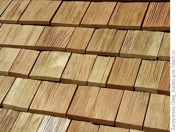 Гонт из лиственницы