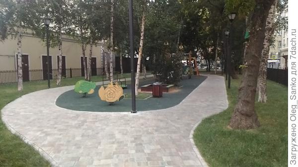 Высокая степень благоустройства бывшего пустыря