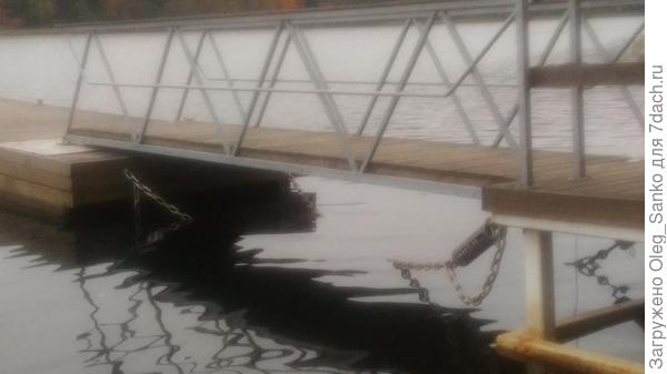 Причал - соединительный мостик