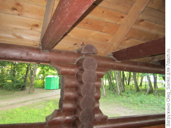 Беседка изнутри