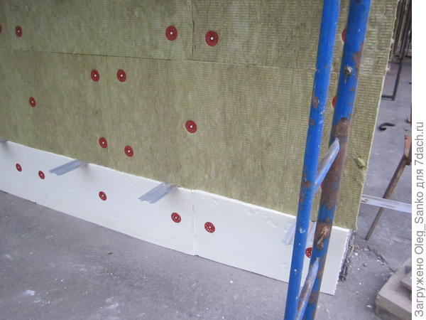 Утепелние нижней части здания