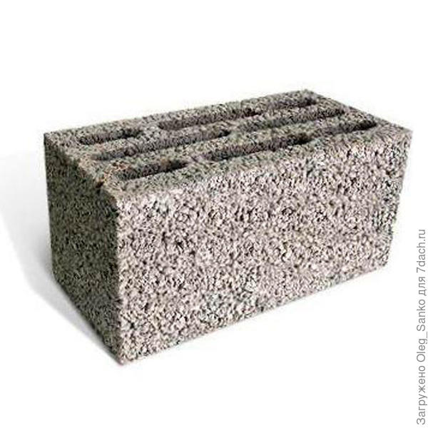 Керамзитнобетонный блок