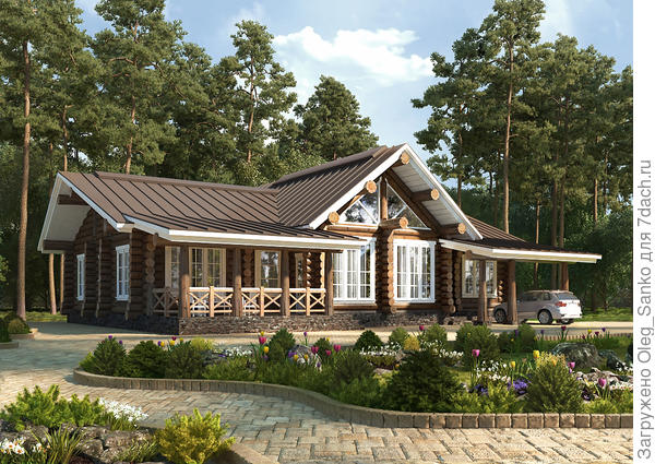 На этом проекте настелена фальцевая кровля