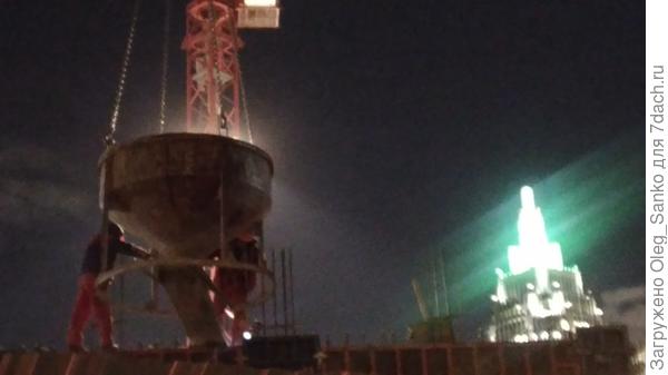 Конусная бадья для подачи бетонной смеси