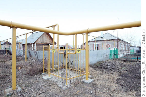 Надземный газопровод