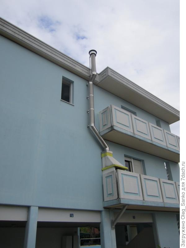 Дымоход балконного мангала